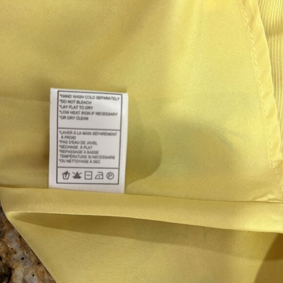 BB Dakota Botanical Bae Yellow Floral Print Long Sleeve Dress Size 0 - Picture 11 of 14